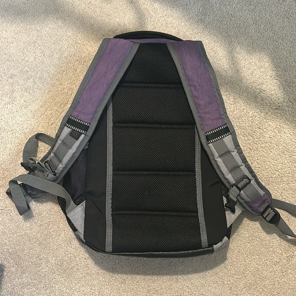 Purple, gray and Black backpack. In very good condition. - Picture 2 of 10
